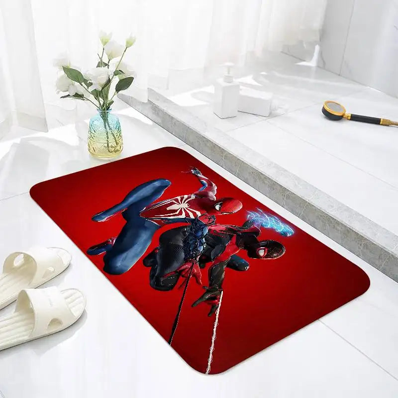 Cartoon Superhero Rug – Soft Non-Slip Floor Mat, Fluffy Washable Carpet