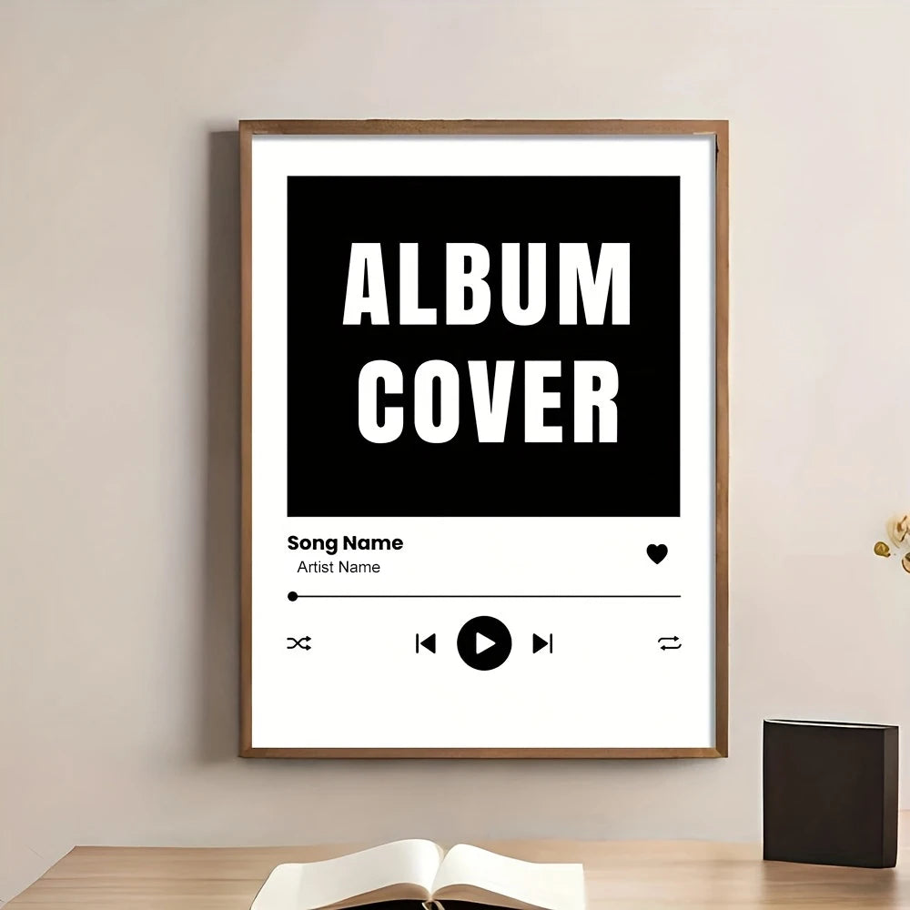 Custom Song Poster – Personalized Music Wall Art