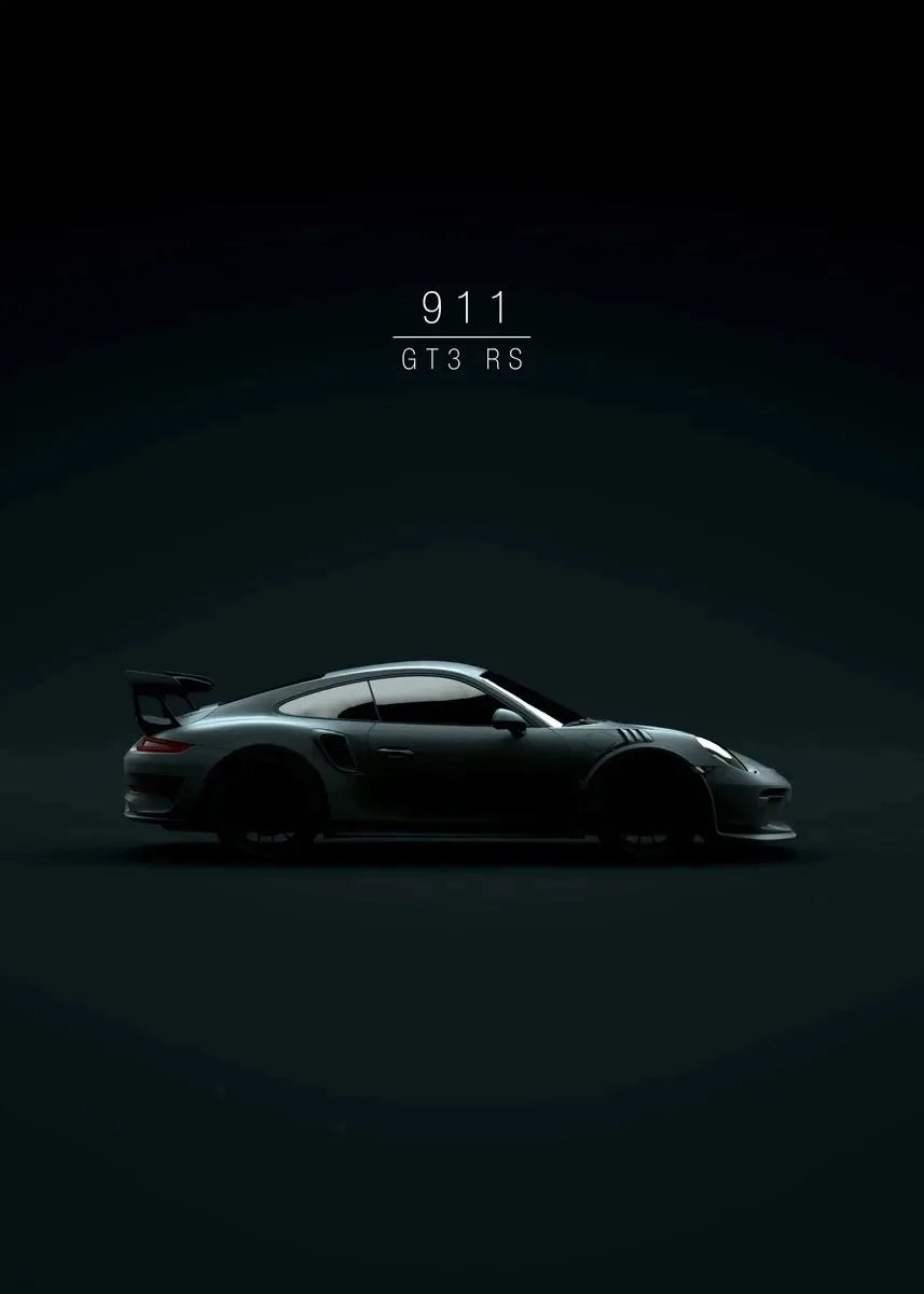 Luxury Sports Car Canvas Wall Art – Racing Poster