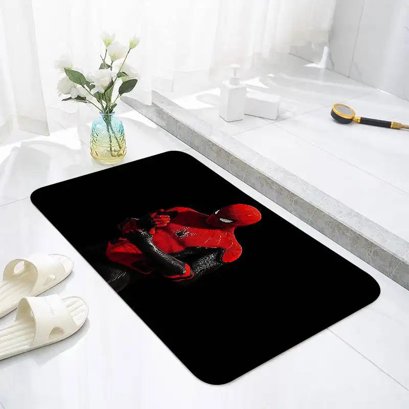 Cartoon Superhero Rug – Soft Non-Slip Floor Mat, Fluffy Washable Carpet