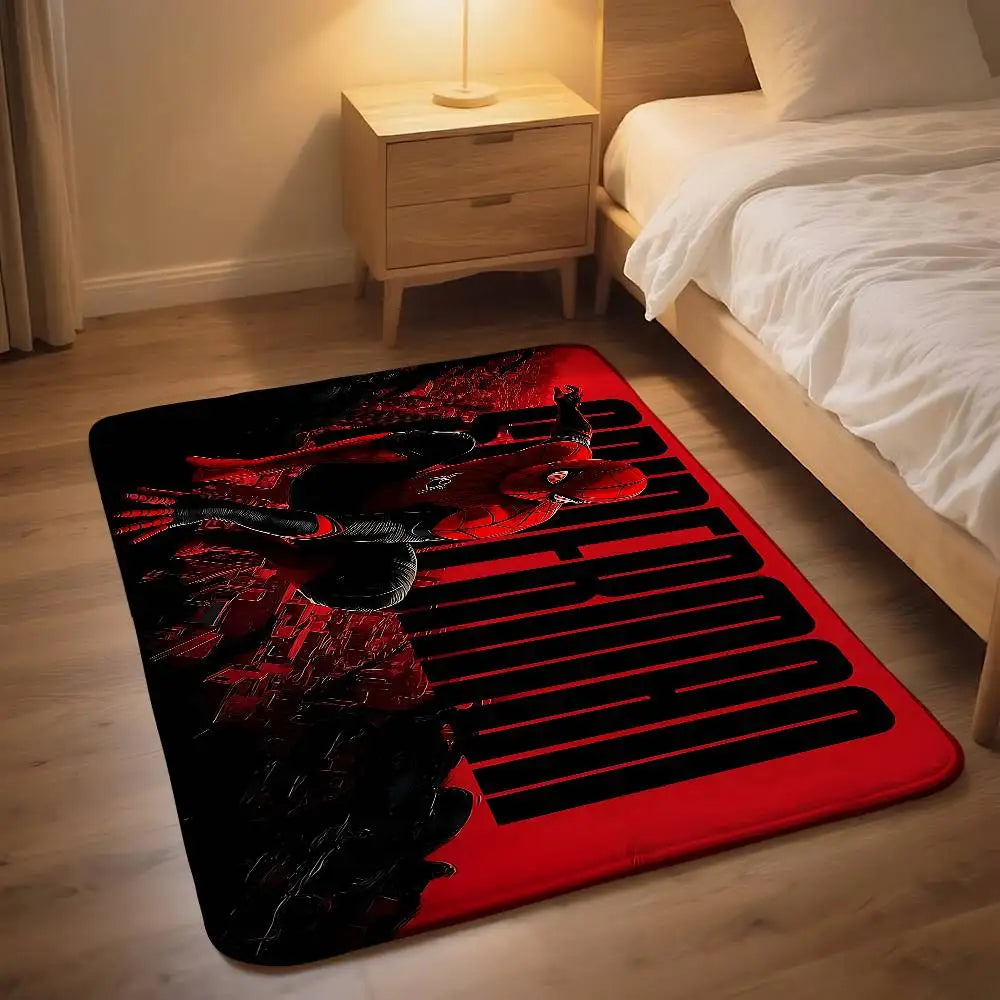 Cartoon Superhero Rug – Soft Non-Slip Floor Mat, Fluffy Washable Carpet