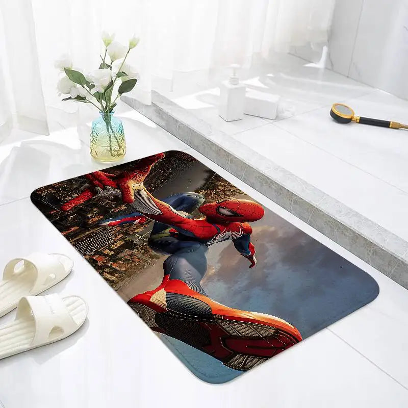 Cartoon Superhero Rug – Soft Non-Slip Floor Mat, Fluffy Washable Carpet