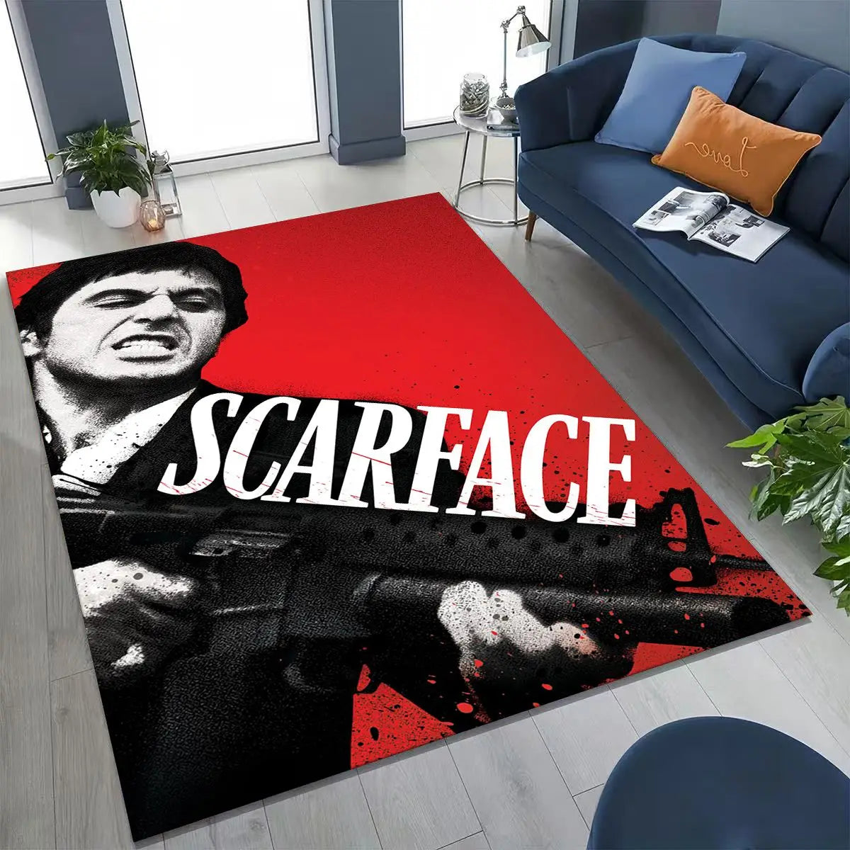 Tony Montana Movie Art Carpet Rug