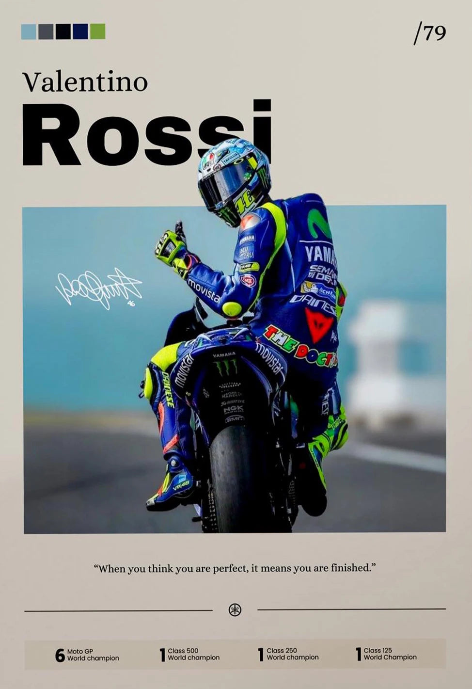 Modern Motorcycle Racing Canvas Wall Art – Sports & Celebrity Poster