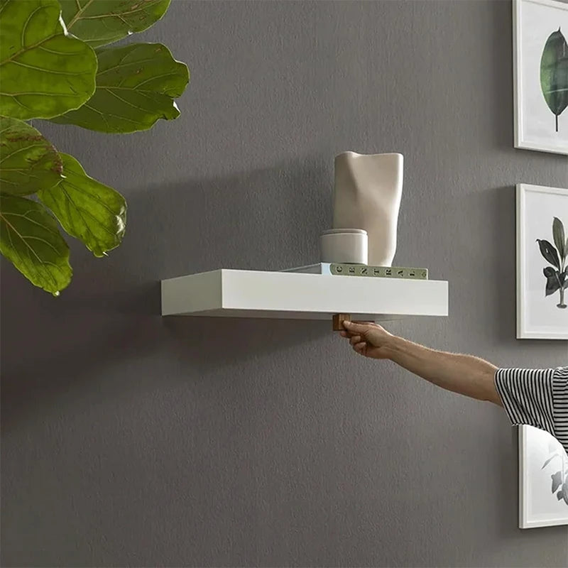 Hidden Compartment Floating Shelf – Secret Storage Wooden Wall Shelf, Modern Concealed Organizer