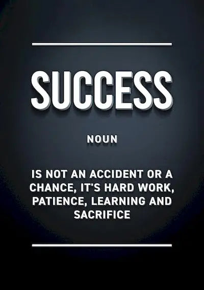 Modern Motivational Wall Art Posters – Black Minimalist Quote Prints