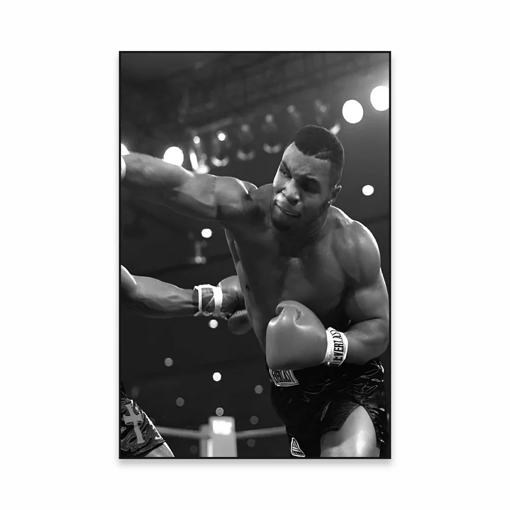 Mike Tyson Boxing Poster – Motivational Gym Wall Art