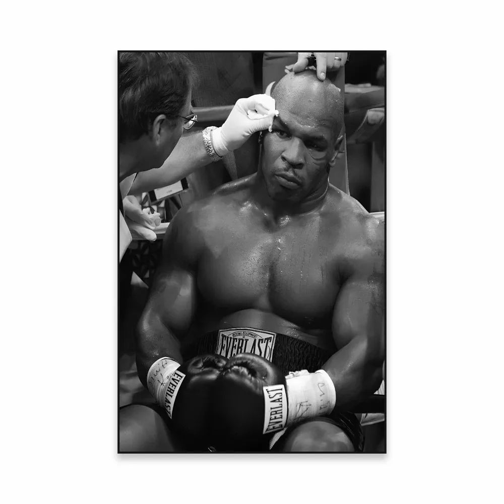 Mike Tyson Boxing Poster – Motivational Gym Wall Art