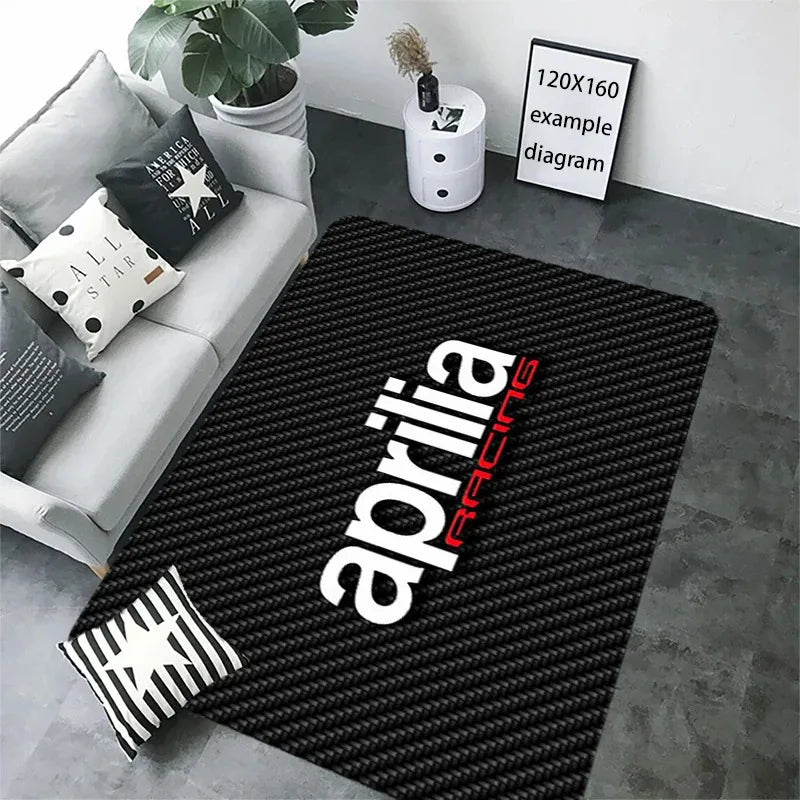 Motorcycle Racing Rug – Non-Slip Bike Floor Mat