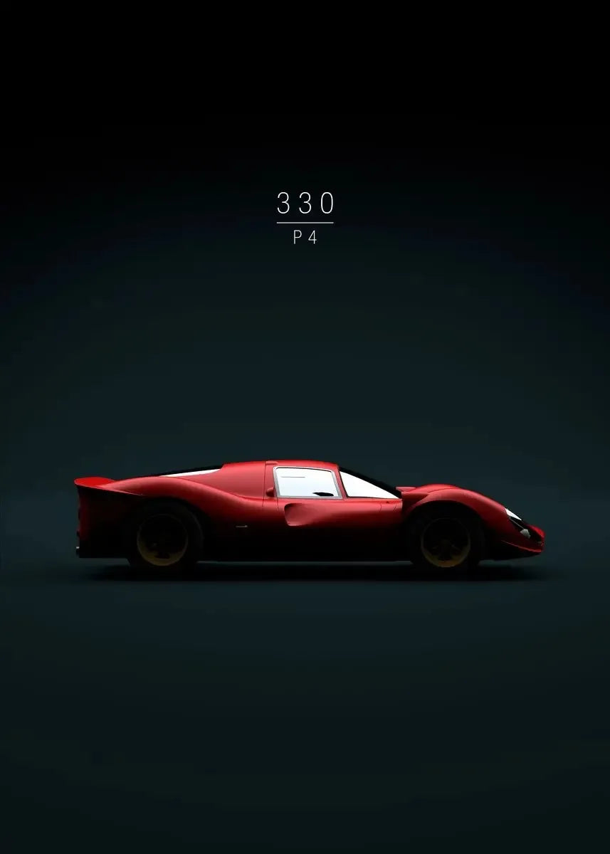 Luxury Sports Car Canvas Wall Art – Racing Poster