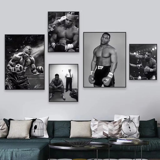 Mike Tyson Boxing Poster – Motivational Gym Wall Art