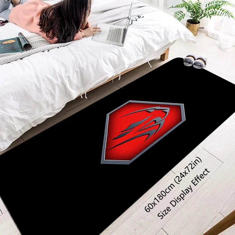 Motorcycle Racing Rug – Non-Slip Bike Floor Mat