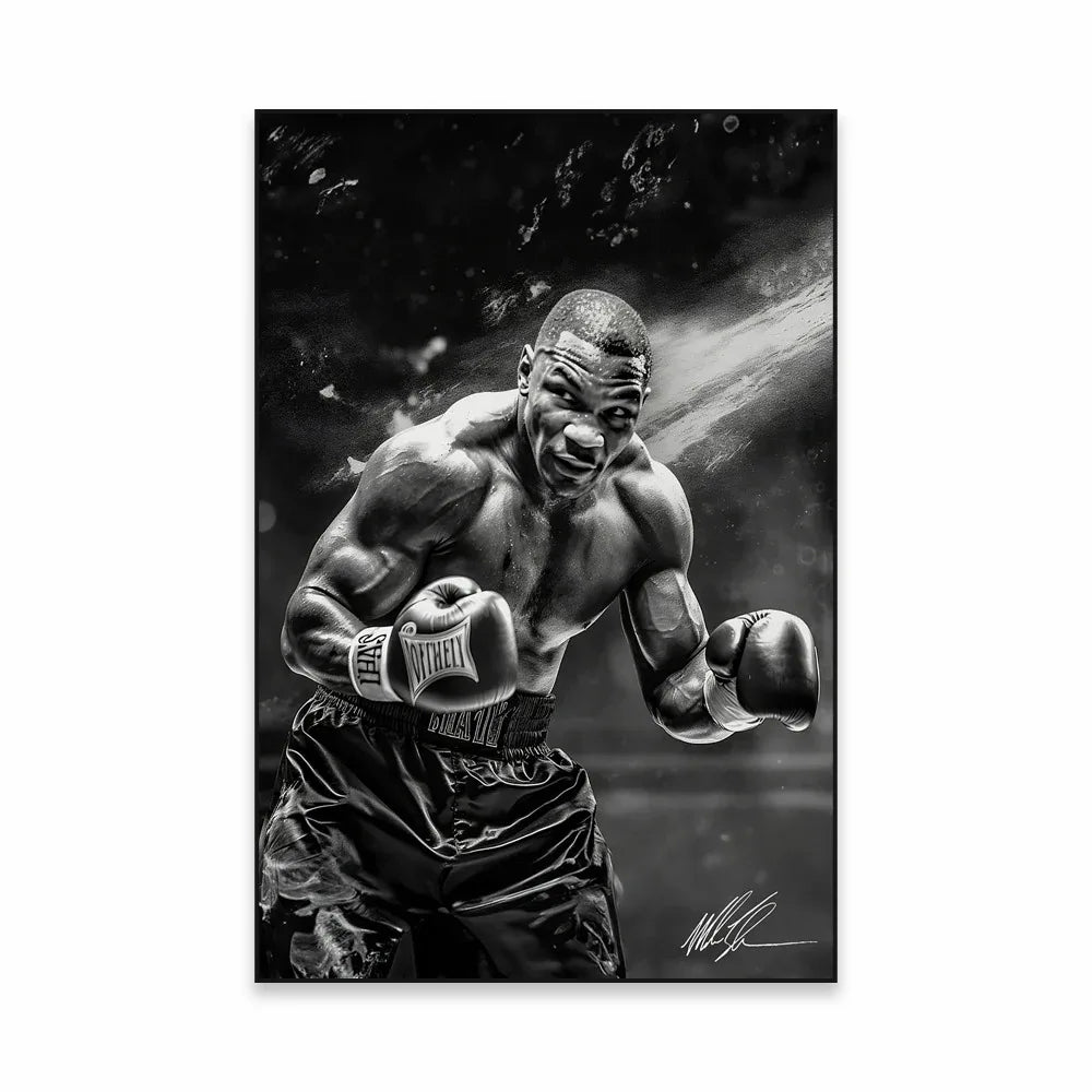 Mike Tyson Boxing Poster – Motivational Gym Wall Art