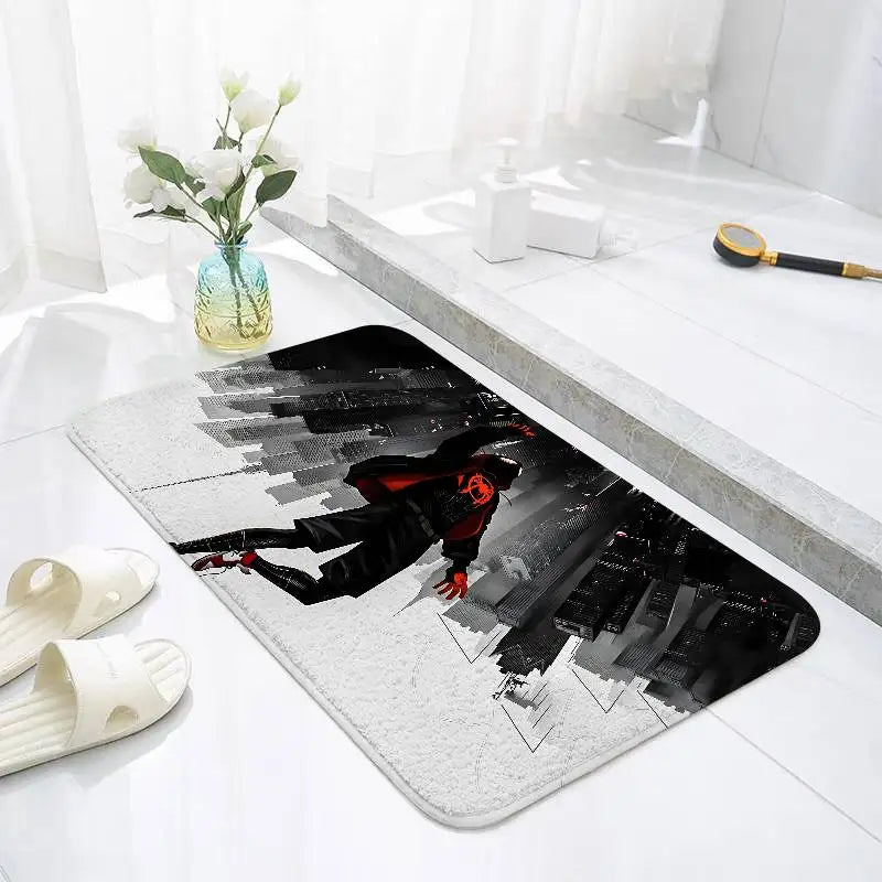 Cartoon Superhero Rug – Soft Non-Slip Floor Mat, Fluffy Washable Carpet