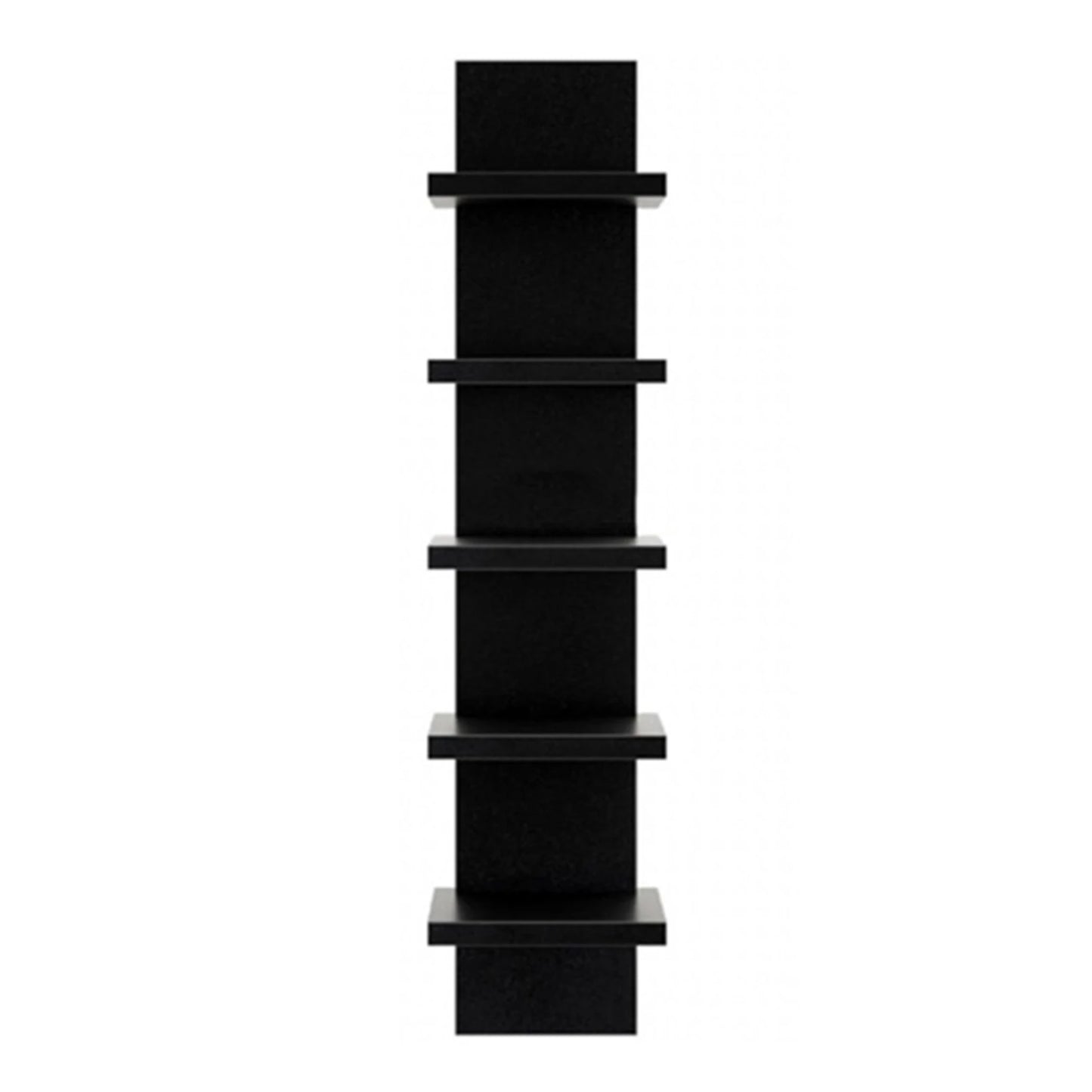 5-Tier Floating Wall Bookshelf – Space-Saving Modern Bookcase, Minimalist Wall Storage Shelf