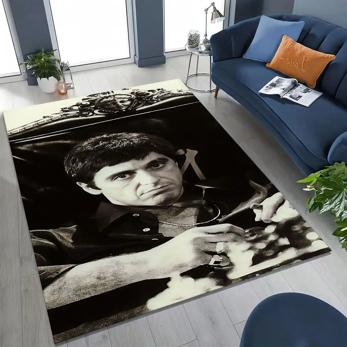 Tony Montana Movie Art Carpet Rug