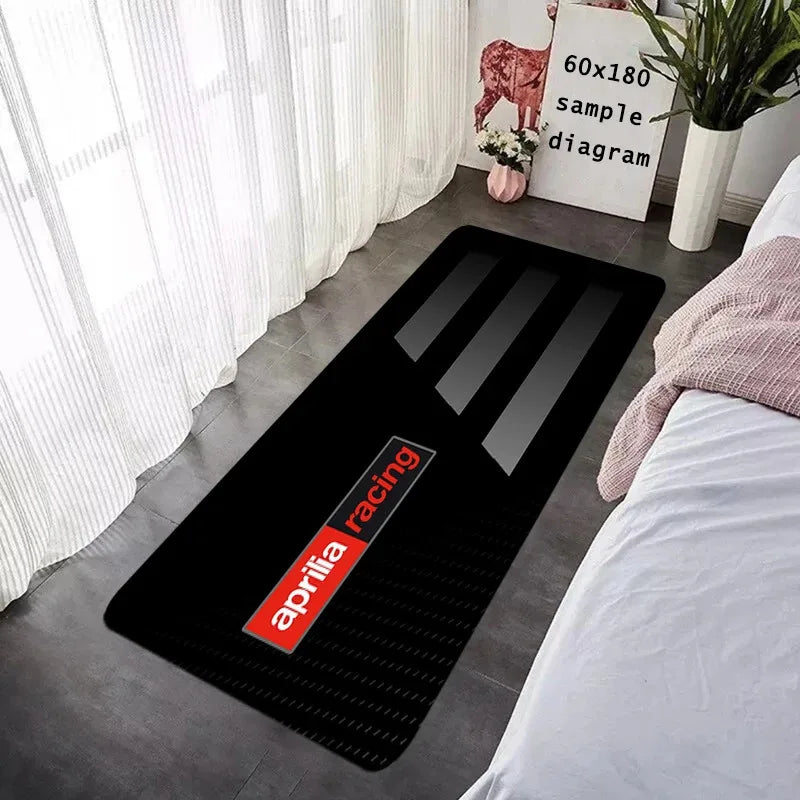 Motorcycle Racing Rug – Non-Slip Bike Floor Mat