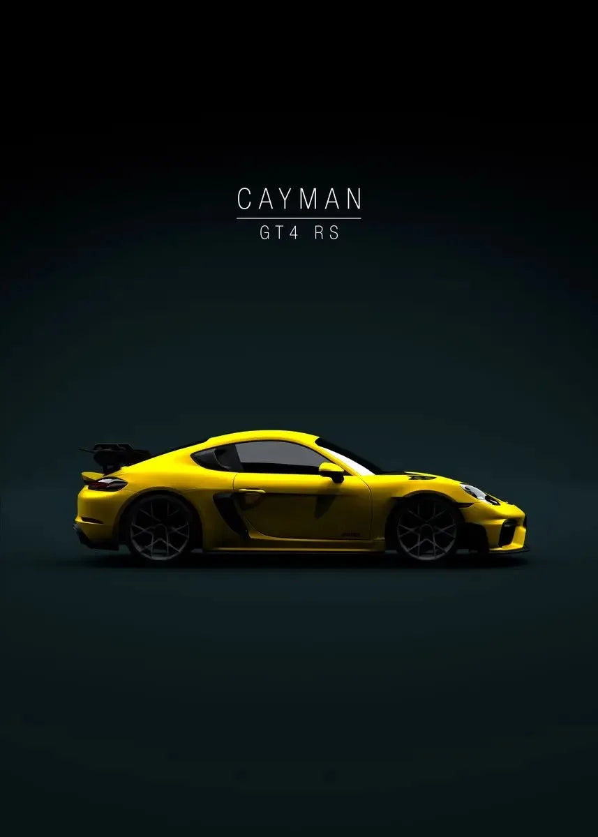 Luxury Sports Car Canvas Wall Art – Racing Poster