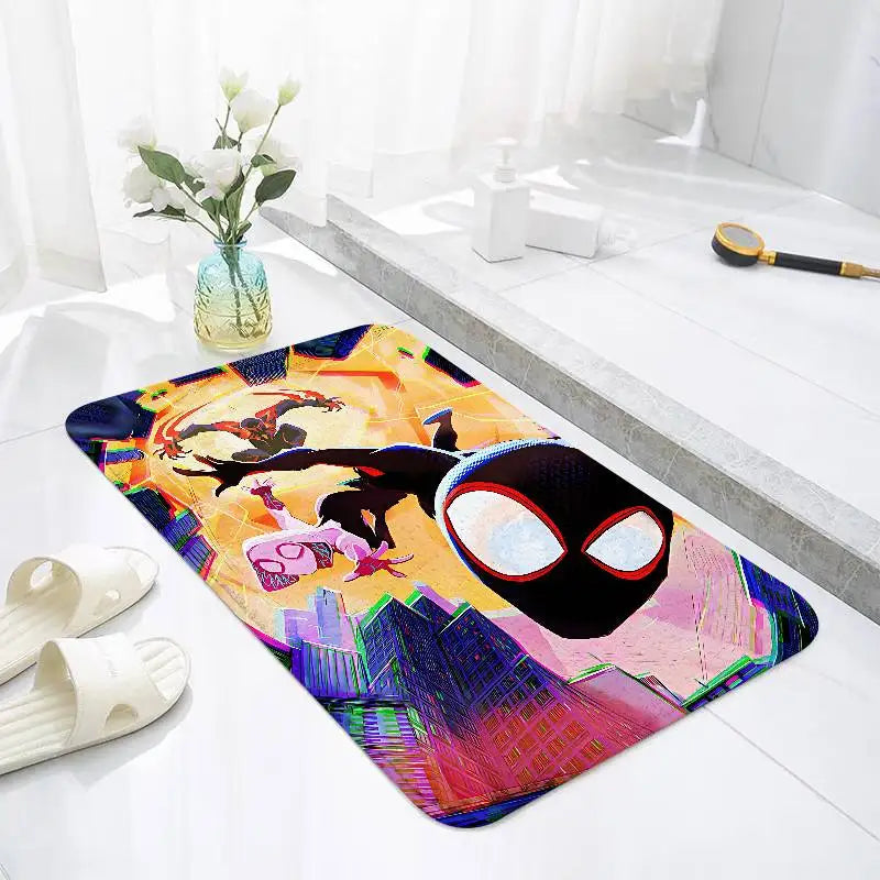 Cartoon Superhero Rug – Soft Non-Slip Floor Mat, Fluffy Washable Carpet