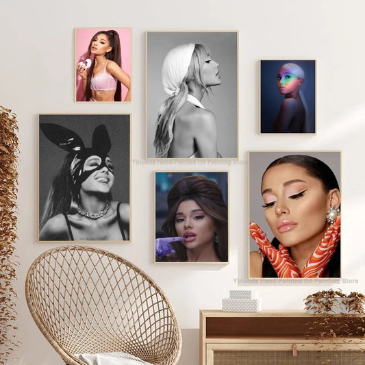 Ariana Grande Poster – Retro Wall Art