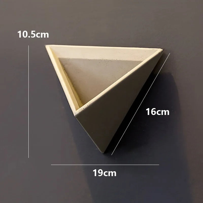 Creative Wall-Mounted Vase – Modern Decorative Flower Holder