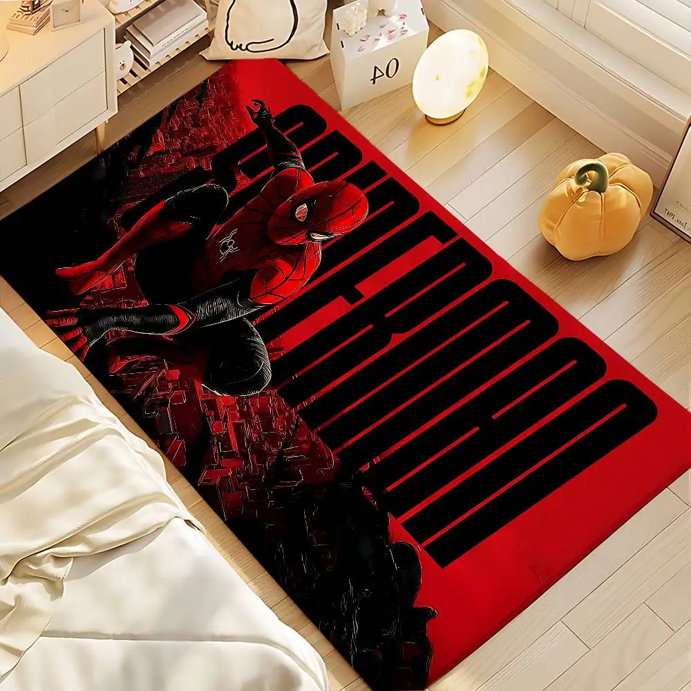 Cartoon Superhero Rug – Soft Non-Slip Floor Mat, Fluffy Washable Carpet