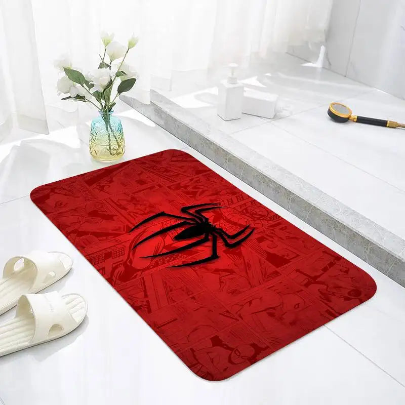 Cartoon Superhero Rug – Soft Non-Slip Floor Mat, Fluffy Washable Carpet