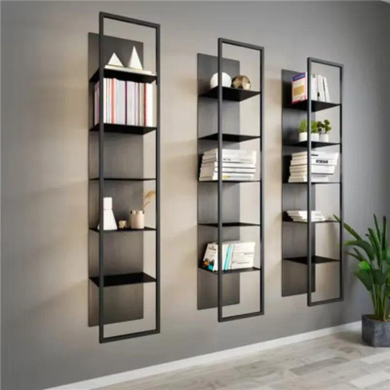 Luminous Wall-Mounted Shelf – Creative LED Bookshelf