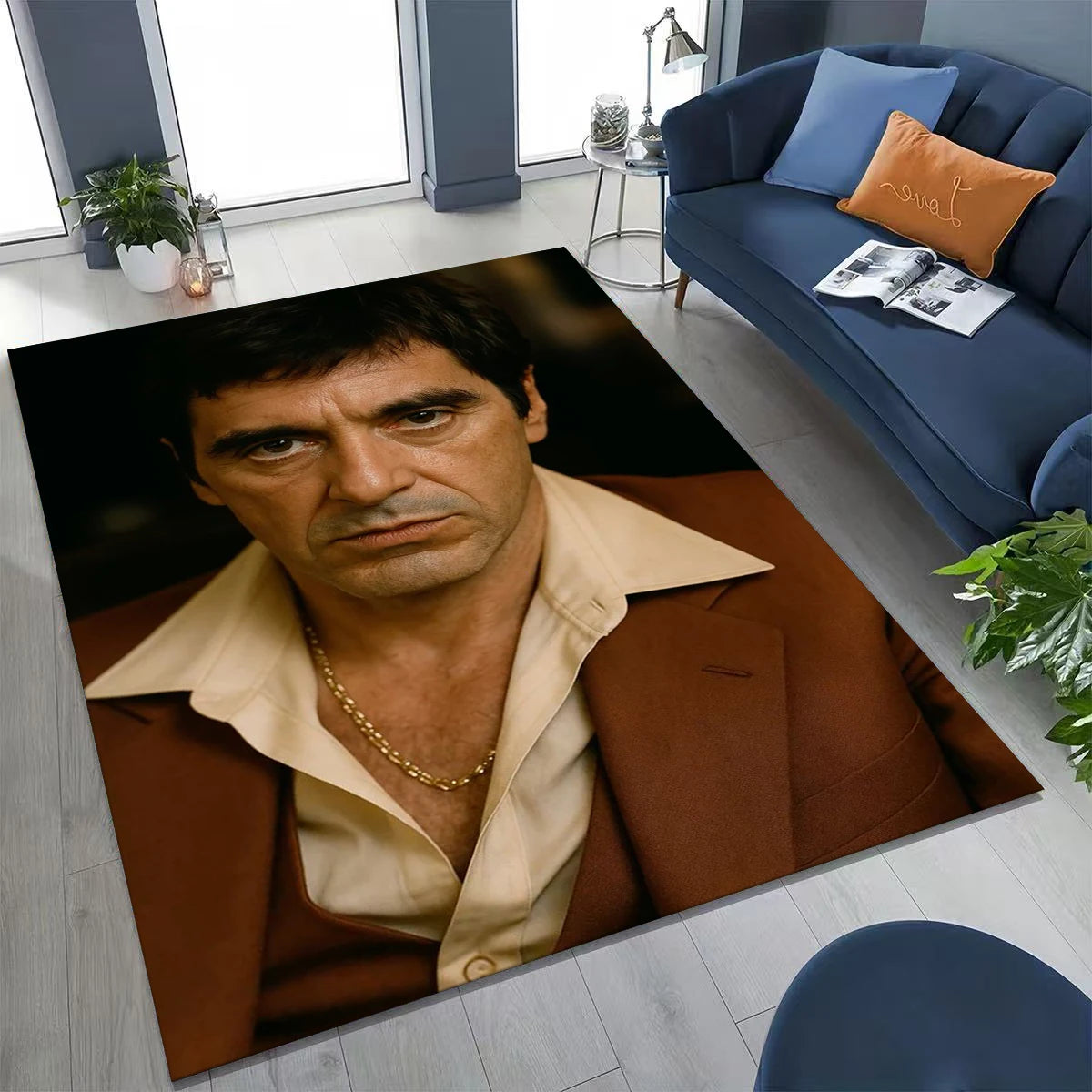 Tony Montana Movie Art Carpet Rug